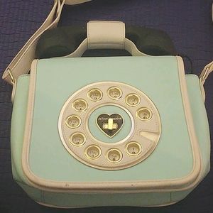 Betsey Johnson Telephone Crossbody Purse